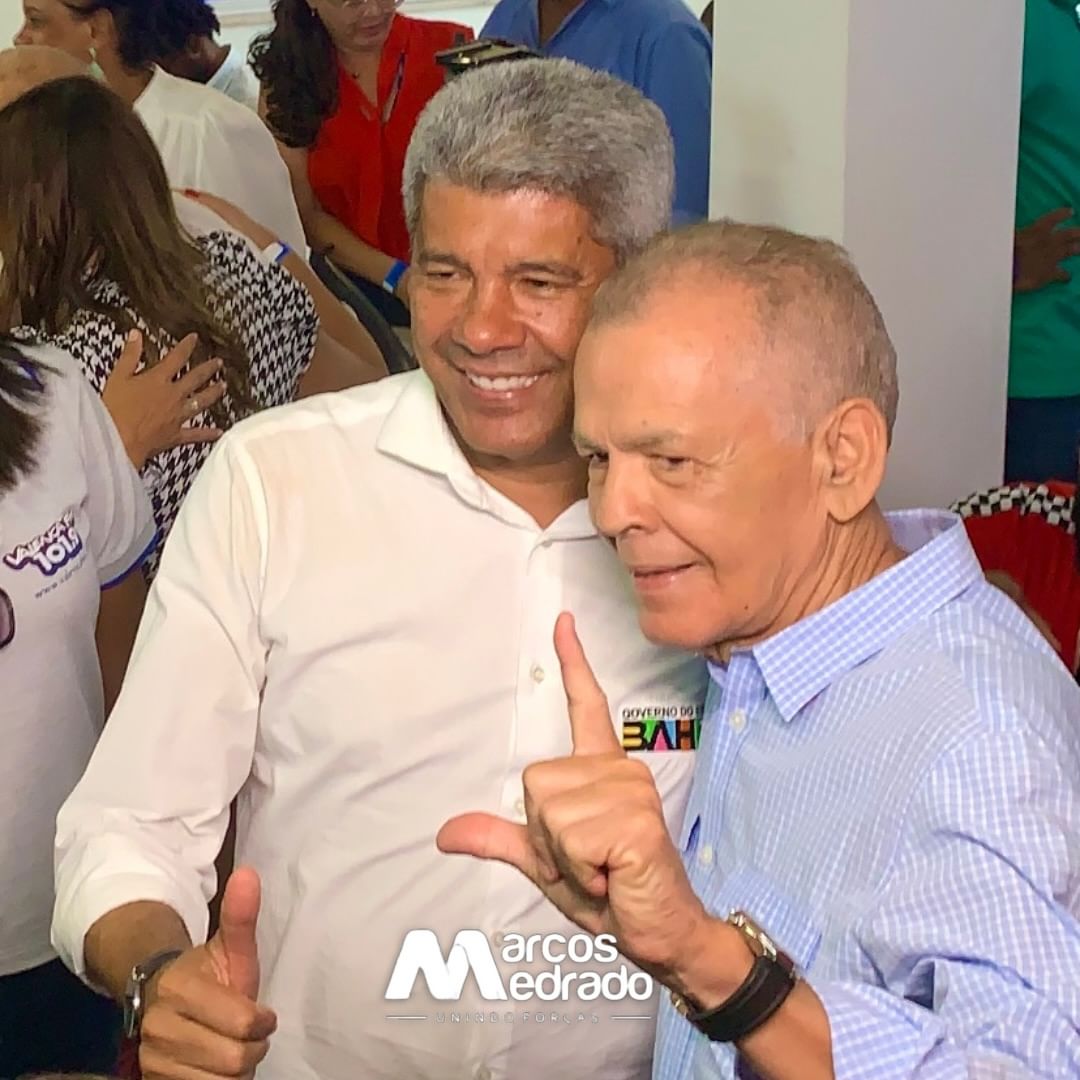 Estamos Juntos", diz o Governador Jerônimo Rodrigues ao parabenizar empresário Marcos Medrado pelo seu aniversário - Nascto News